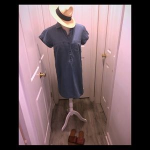 Jean shirt dress